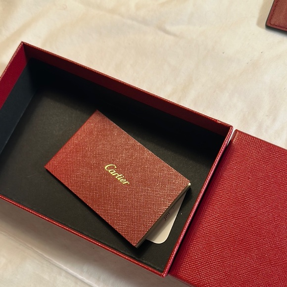 Cartier Red Card Holder with Gold Panther Design - Picture 9 of 14